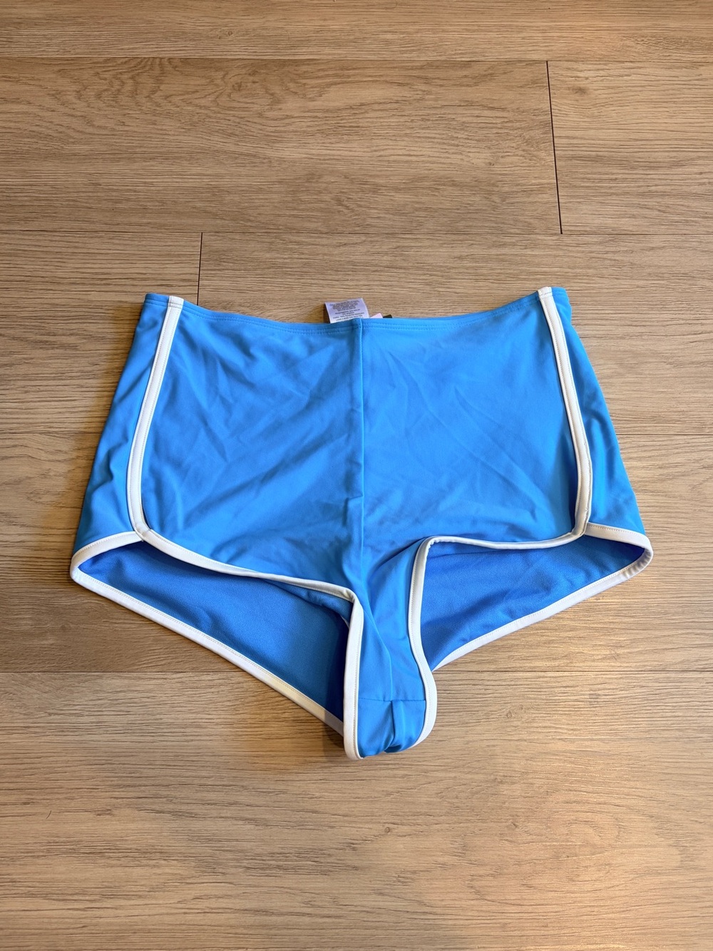 Wild Fable Blue High Waist Cheeky Bikini Bottom Medium